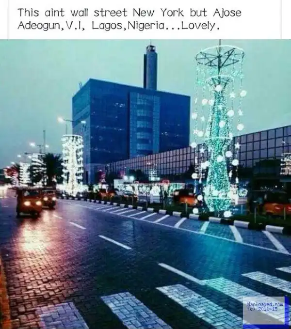 Photo: This Is Ajose Adeogun, VI Lagos And Not New York City